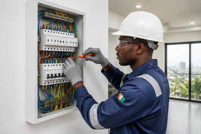 Électricien bâtiment certifié